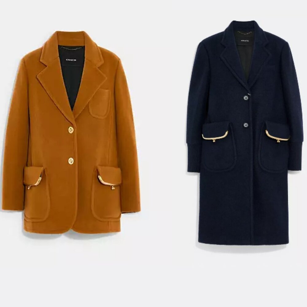 ISO In Search of Coach Kisslock Coats S/M/L